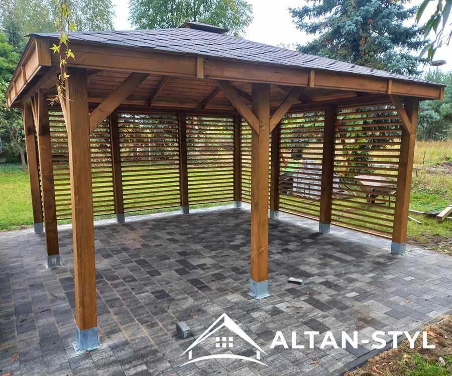 Altany, altanki, wiaty, altana ogrodowa EWELINA 3x3m PRODUCENT