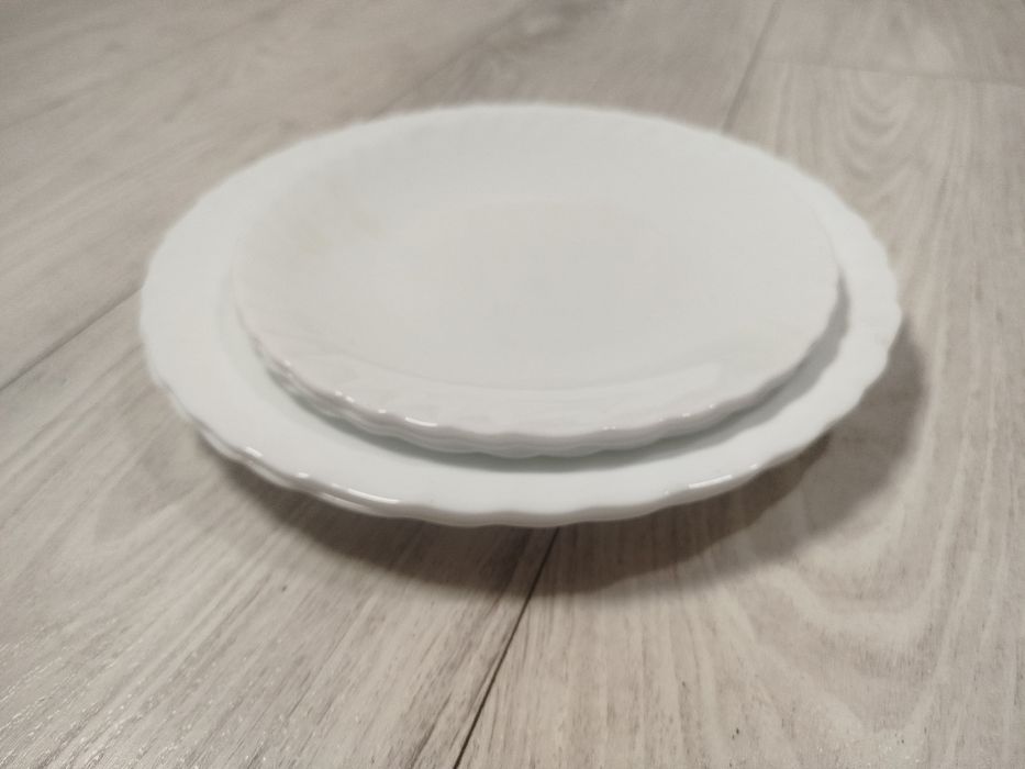 Talerze obiadowe płaskie + deserowe Barmioli Rocco 5 szt