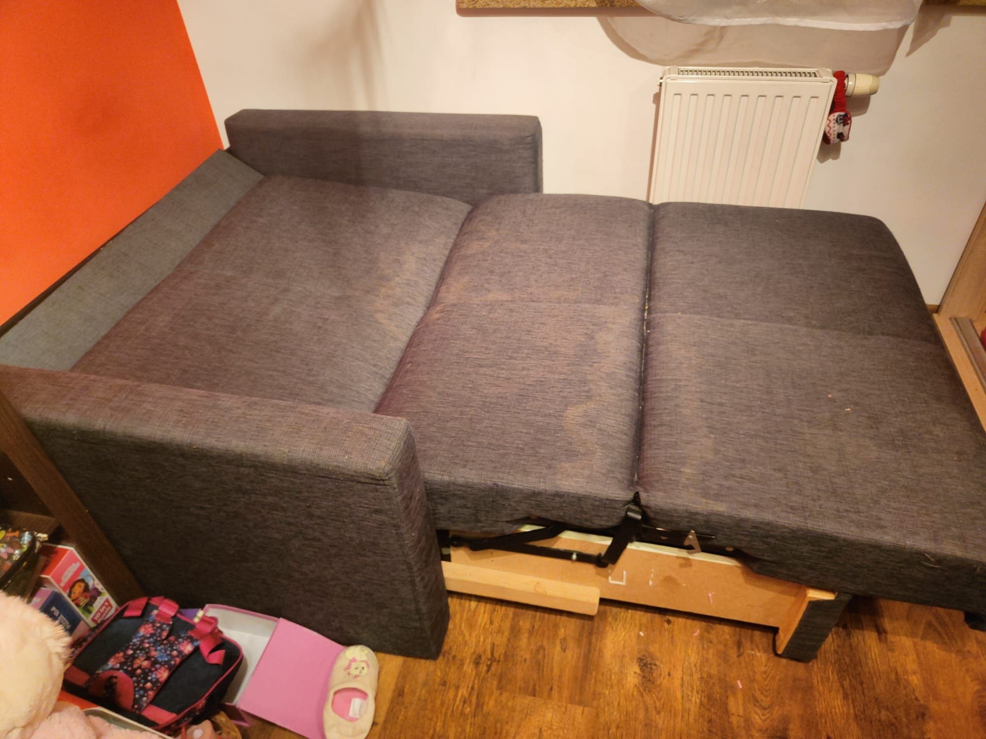Kanapa szara używana tanio sofa