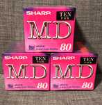 Минидиски minidisc (Япония) Sharp 80 min 10 штук