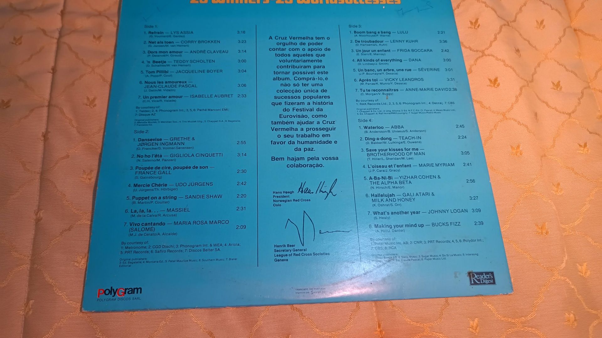 Eurovision Gala_29 vencedores 2 LP