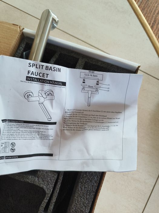 Kran do łazienki kuchni że stali nierdzewnej fashion bathroom