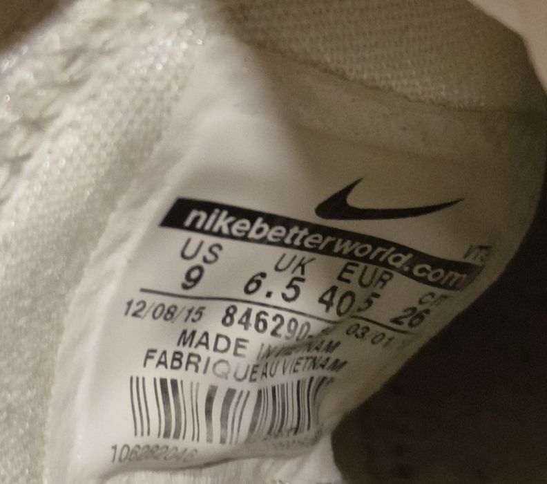 Кросівки спортивні стильні Nike Air Presto White 40.5р