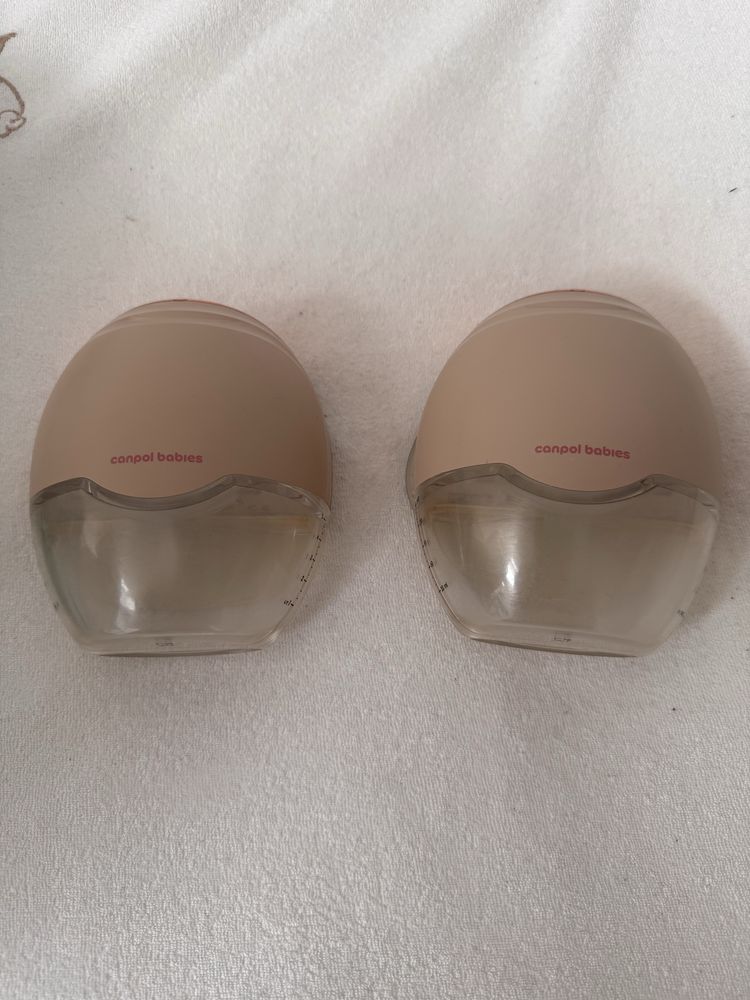 Canpol babies Bezprzewodowy laktator muszlowy Hands-Free – podwójny