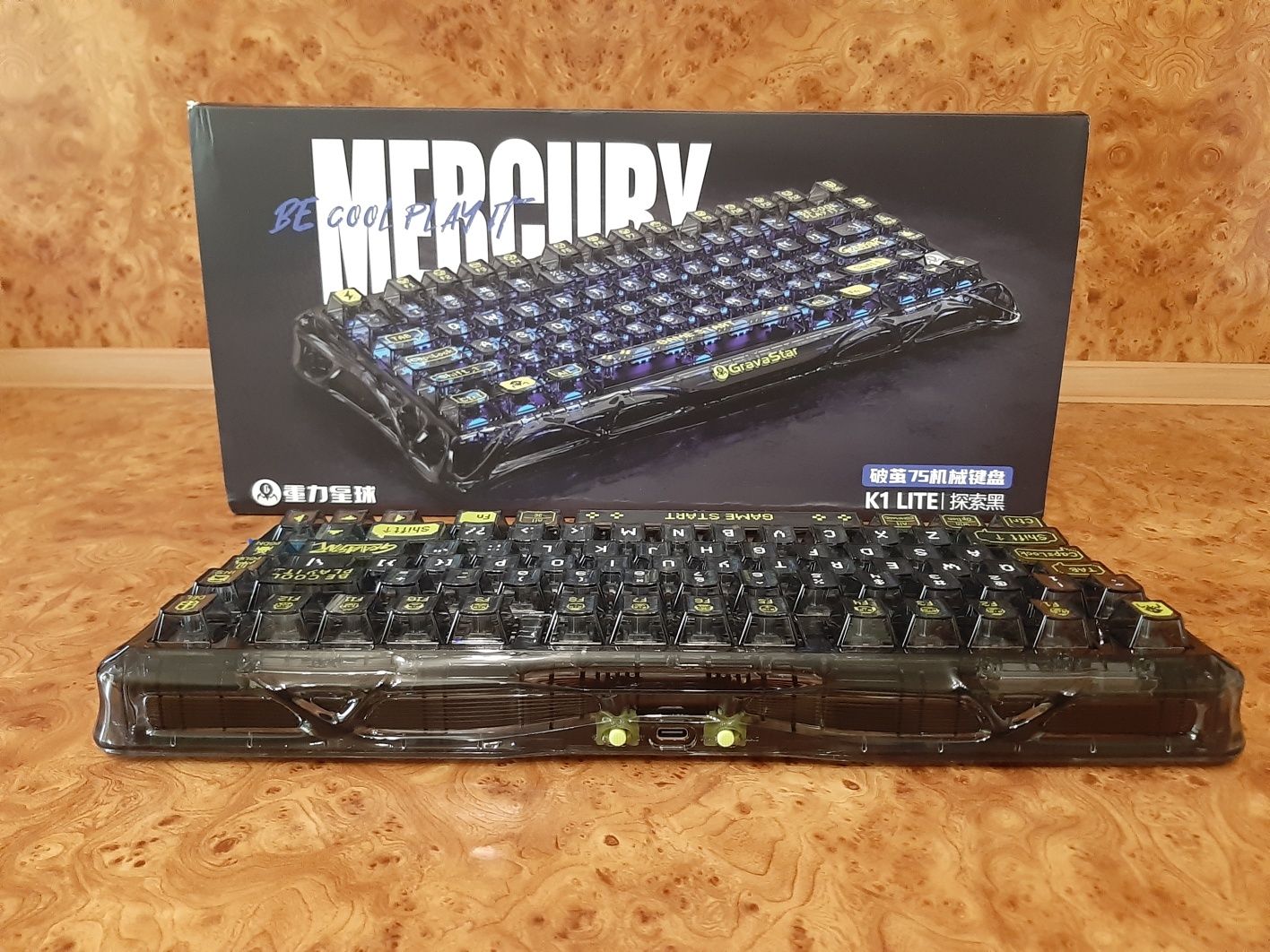 Клавіатура ігрова механічна GRAVASTAR Mercury K1 Lite (Bluetooth)