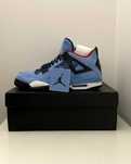 Nowość*NowyJordan4NikeAir4 NiebieskiUnisexTrampki 44