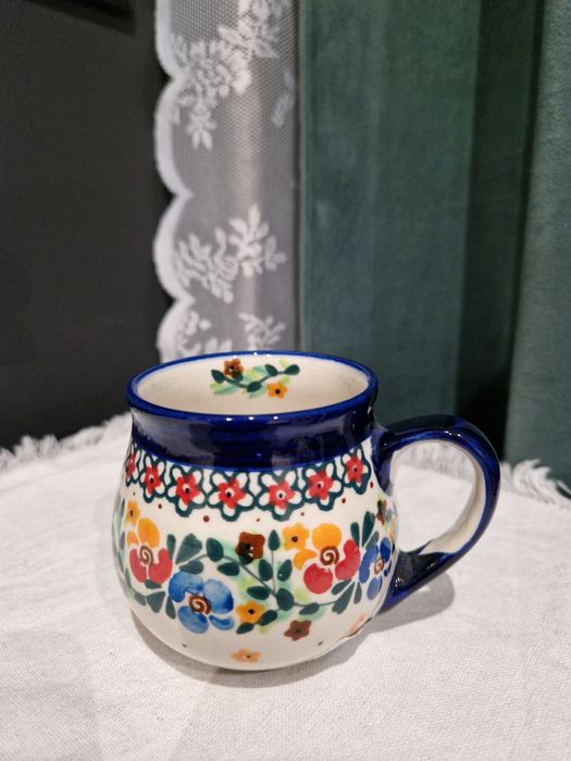 Kubek Ceramika Bolesławiec Gosia Millena Unikat 220ml mały nowy