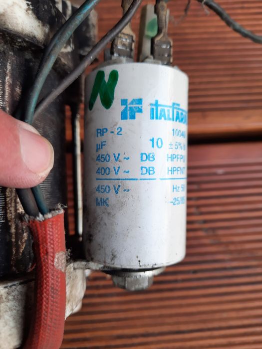 Silnik elektryczny do kosiarki, sprawny.