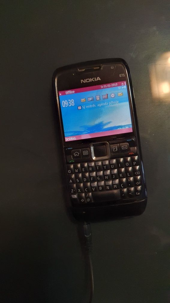 Nokia e71 a funcionar