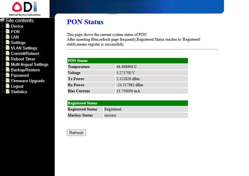 XPON GPON EPON (ONU у форм-факторі SFP SC-UPC)