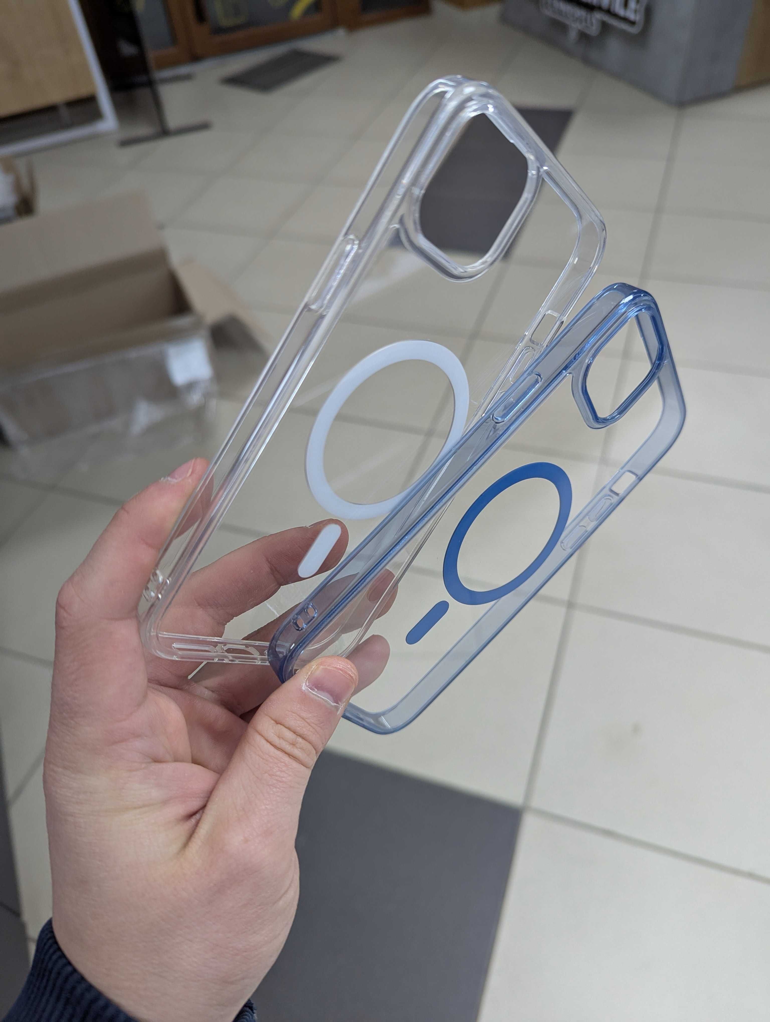 iPhone 14 Plus Чехол Rock Pure Magnetic Прозорий чохол Magsafe