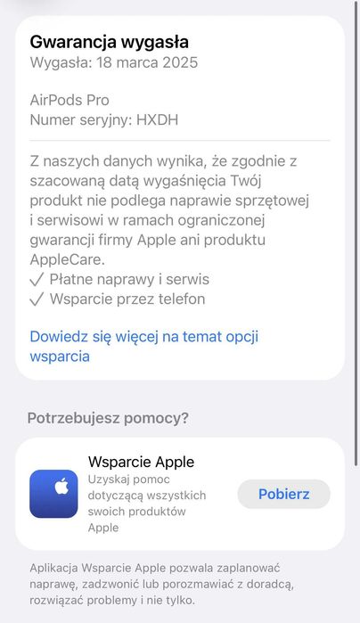 Oryginalne Słuchawki Apple Airpods Pro 2 USB-C Gwarancja Marzec 2026