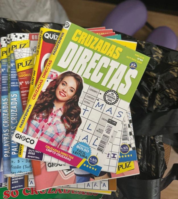 17 livros de passatempos