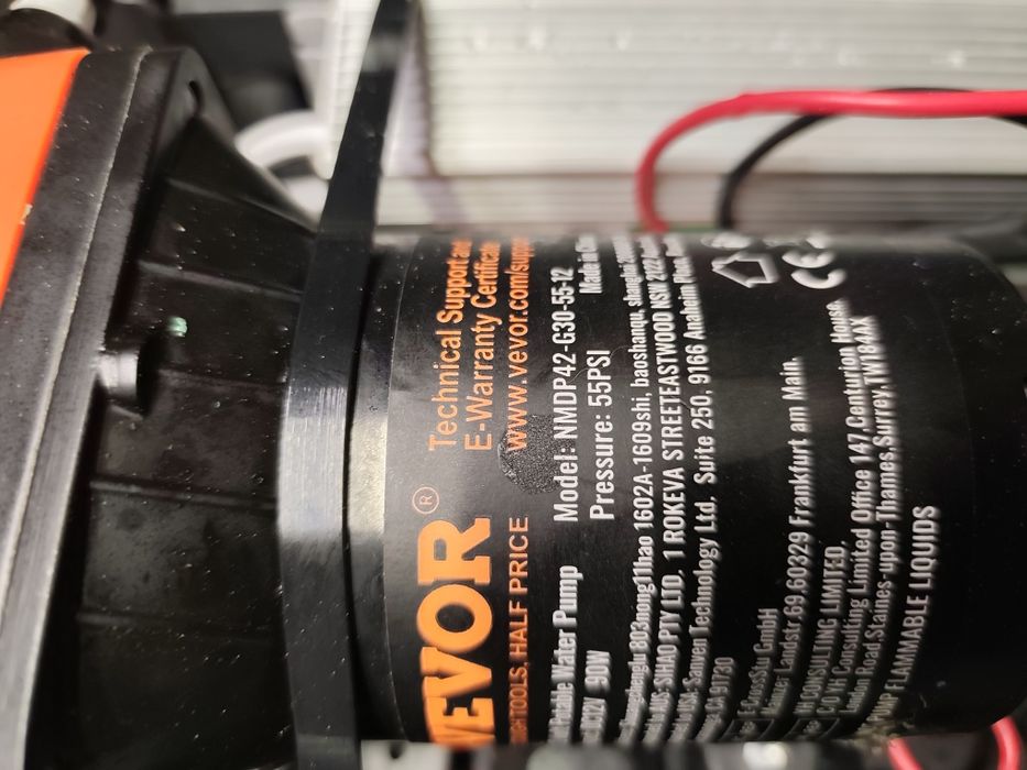 Pompa wody vevor 12v 55psi/12l