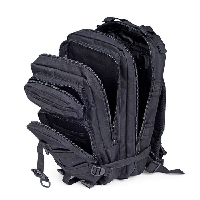 Mochila Militar 30l - Tactical Backpack - Preto - ARTIGO NOVO