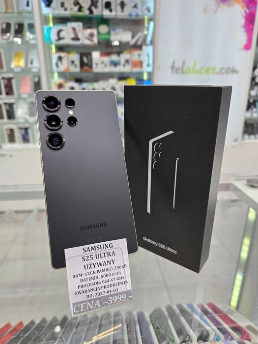 Samsung S25 Ultra 256GB Gwarancja! Telakces Felicity *Raty 0%