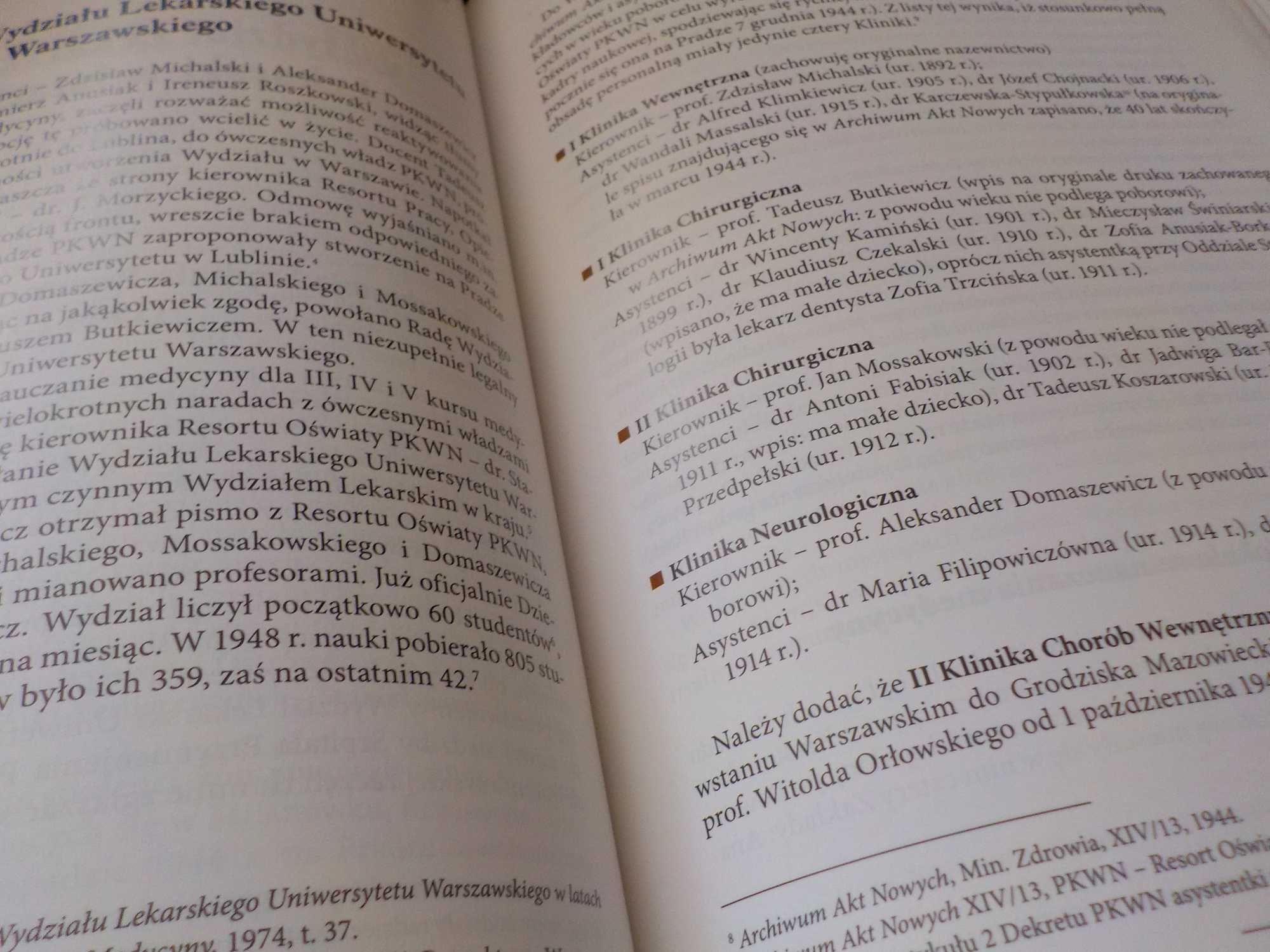 studenci z Szpital Banacha medycyna studia WUM   lekarz Warszawy album