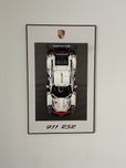 Rama do ekspozycji ściennej (wallboard) Porsche 911 RSR LEGO 42096
