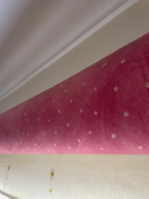 Sanefa em tecido da Designers Guild e estore japones