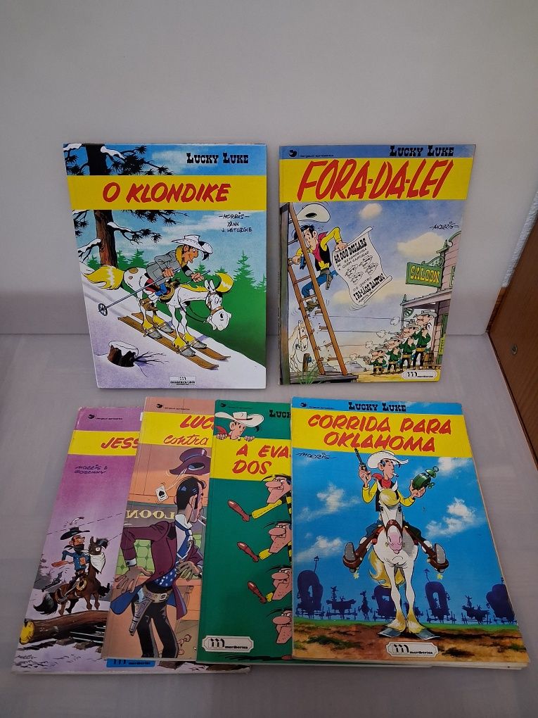 Colecção 6 Livros Banda Desenhada Lucky Luke