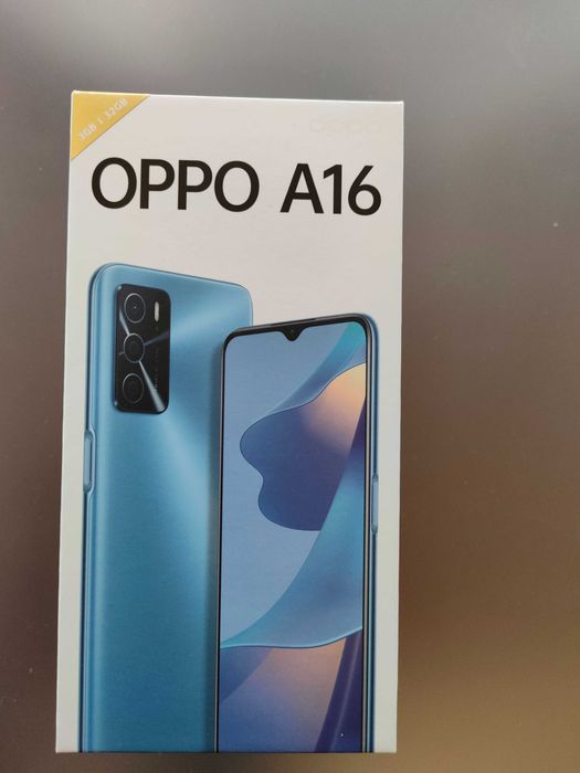 OPPO A16 niebieski - OKAZJA!!! nie otwierany, PL, gwarancja, NOWY!!!