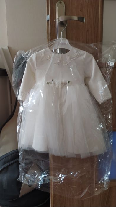 Ubranko 1do chrztu dla dziewczynki