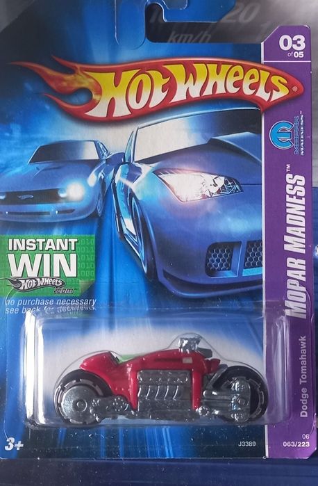 Dodge tomahawk hot wheels