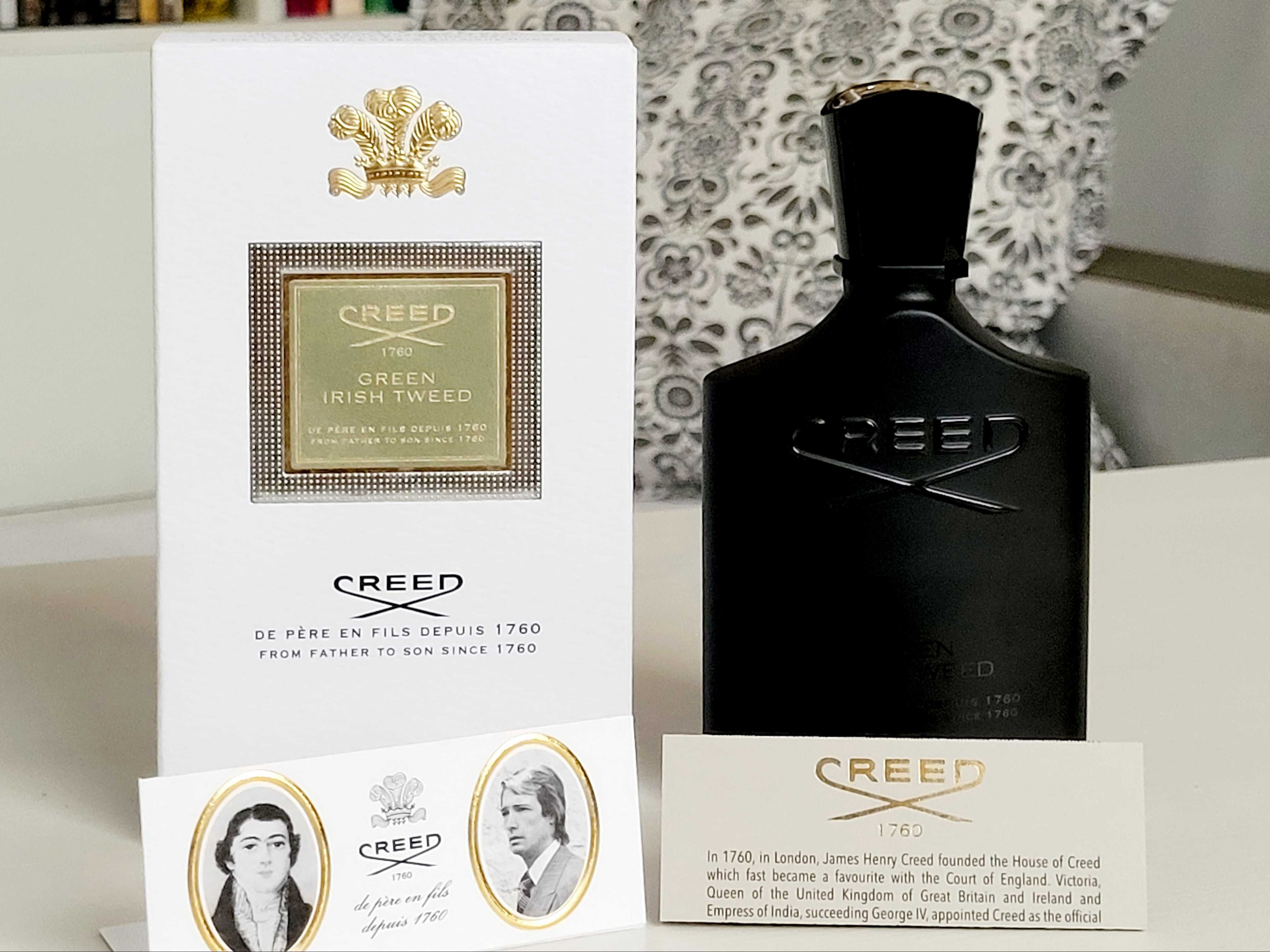 Green Irish Tweed Creed EDP oryginał M3222B01C styczeń 2022 r., 10 ml