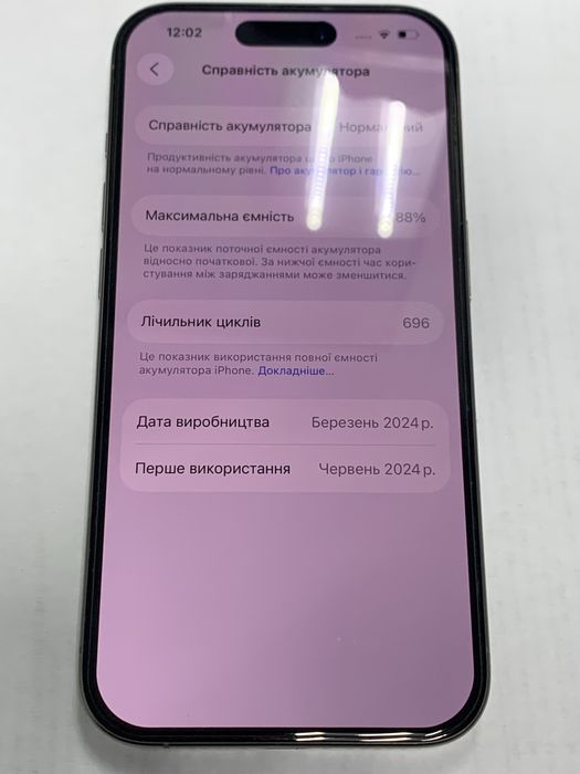 Продам телефон Apple iphone 15 pro 128gb
