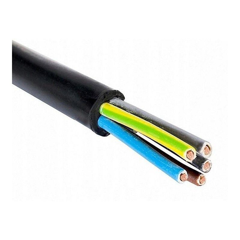 Kabel przewód ziemny YKY 5 x 2,5 Prysmian 17 metrów