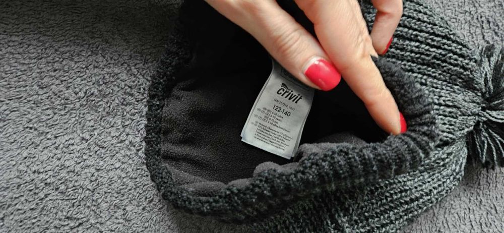 2 czapki zimowe dla chłopca