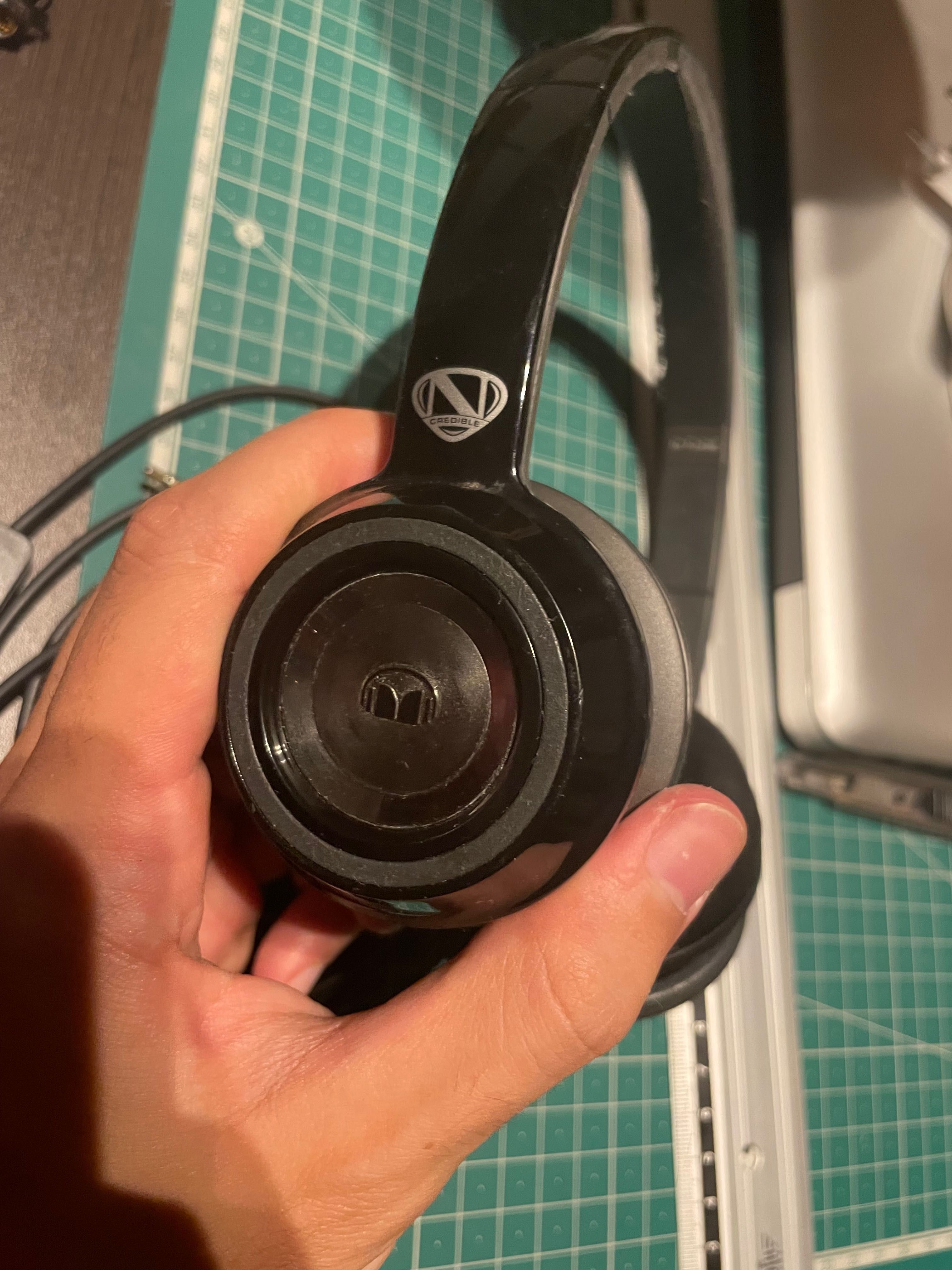 Monster N-Tune On-Ear Headphones (novos, sem caixa)