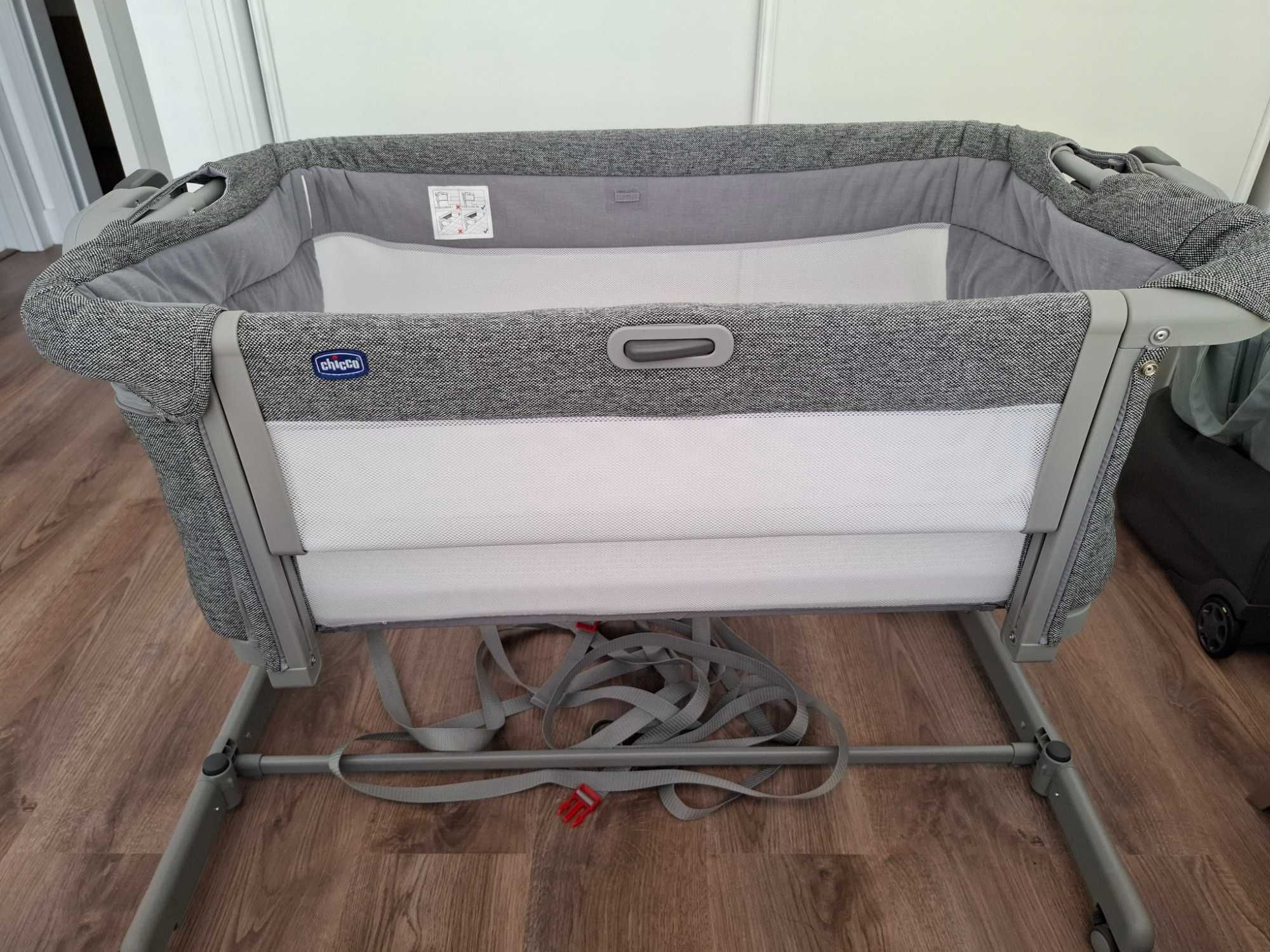 Berço Chicco Next2me Magic Evo Dark Grey