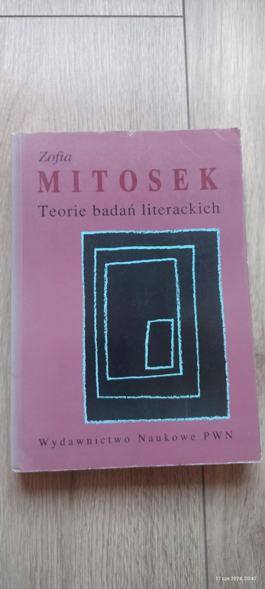 Teorie badań literackich Zofia Mitosek