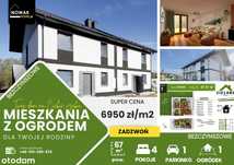 Nowe BEZCZYNSZOWE mieszkania z ogródkami/Jarosław