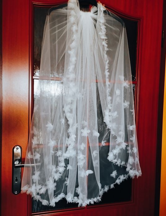 Nowy welon z kwiatami 3D OKAZJA!