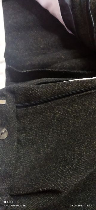 Костюм и брюки б/у.