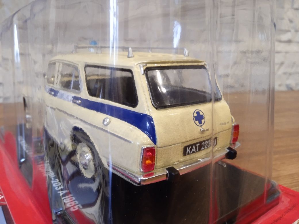 1:24 Hachette 1965 FSO Warszawa 223 Kombi -203A  Pogotowie ratunkowe