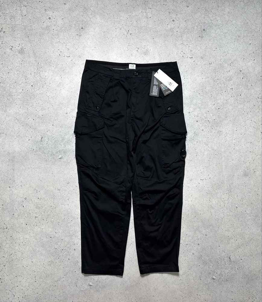 Новые Карго Штаны C.P Company С Линзой Оригинал M-L Casual Черные