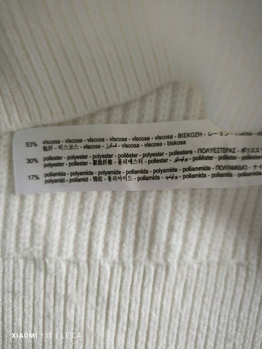 Kamizelka sweterkowa damska wiskoza ZARA rozm L 40