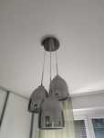 Piękna lampa podwójne szkło