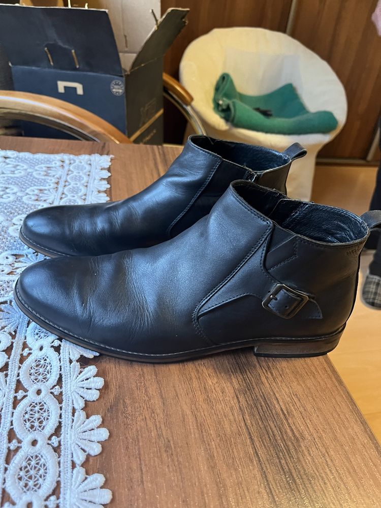 Buty bikery czarne