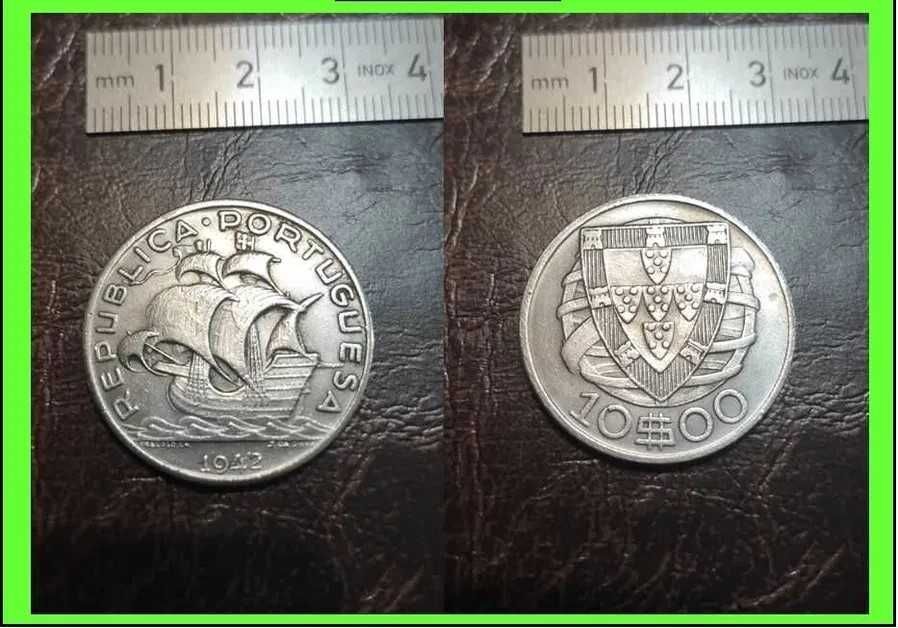 Moedas de escudos antigas raras *RÉPLICAS* 1942 | 1937 | 1935