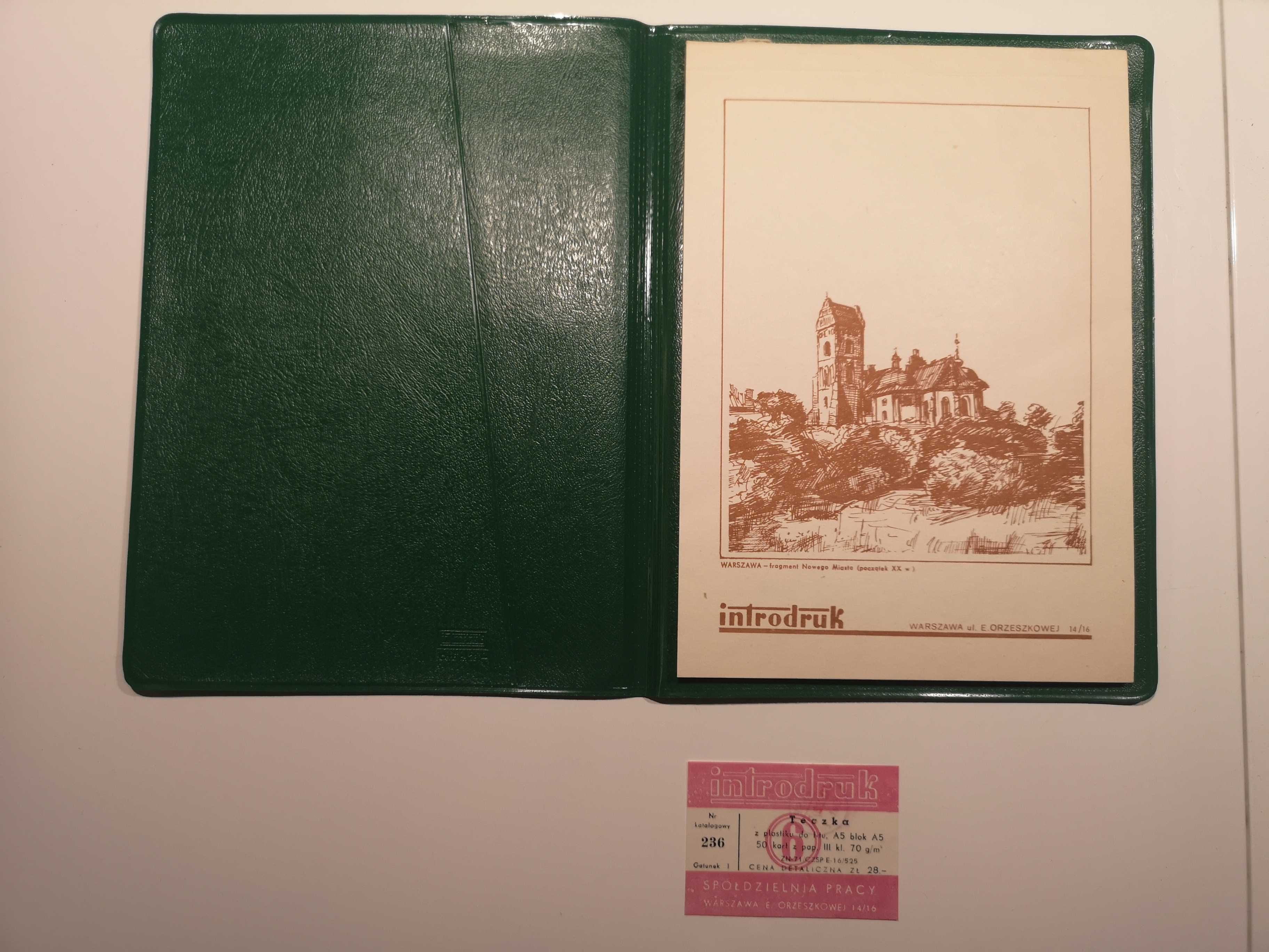 Notatnik A5 czysty INTRODRUK 1971 PRL