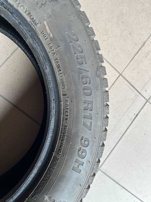 opony zimowe 4 szt KUMHO WINTER CRAFT WP51 225/60/R17 rok 2022