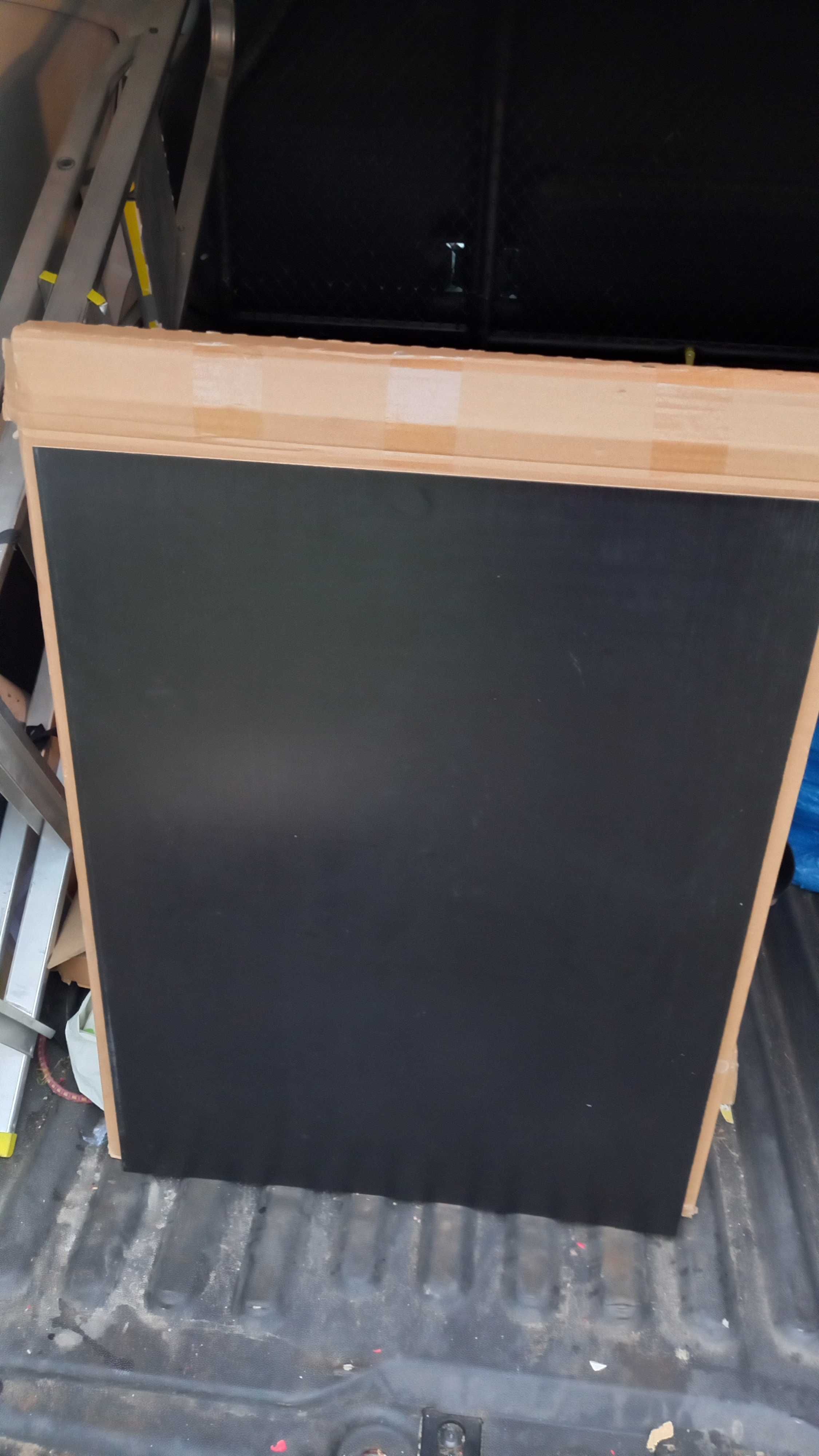 czarne Panele do drzwi przesuwnych IKEA PAX 75 cm