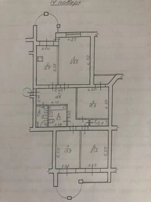3-комнатная квартира на проспекте Шевченко, парк Победы