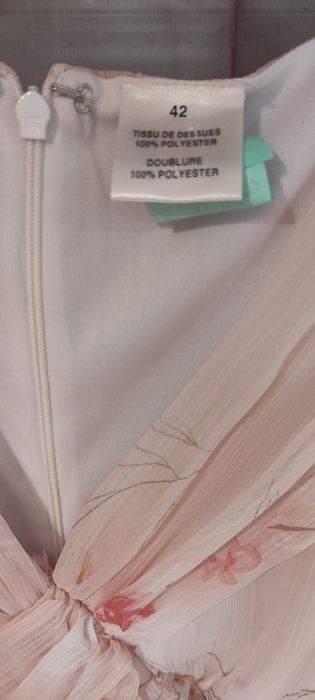 Vestido rosa claro