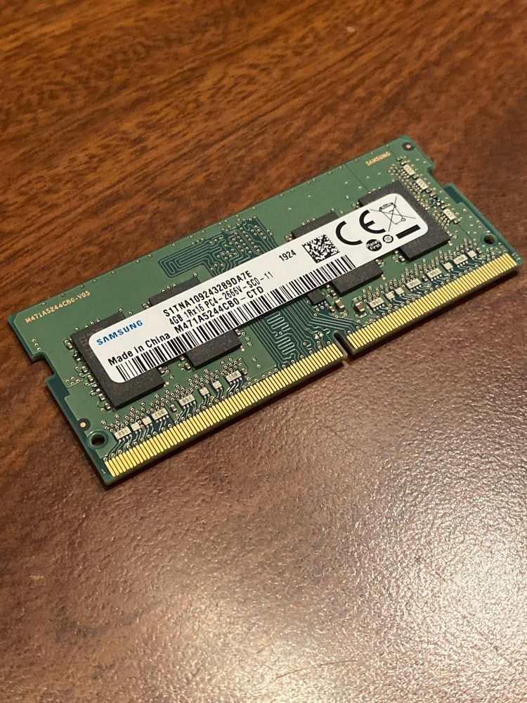 Pamięć RAM Samsung 4GB DDR4 2666MHz SODIMM do laptopa