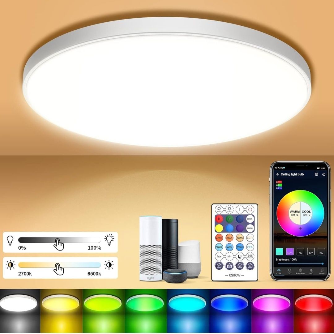 Plafon, Lampa sufitowa LED Taipow 30W RGB